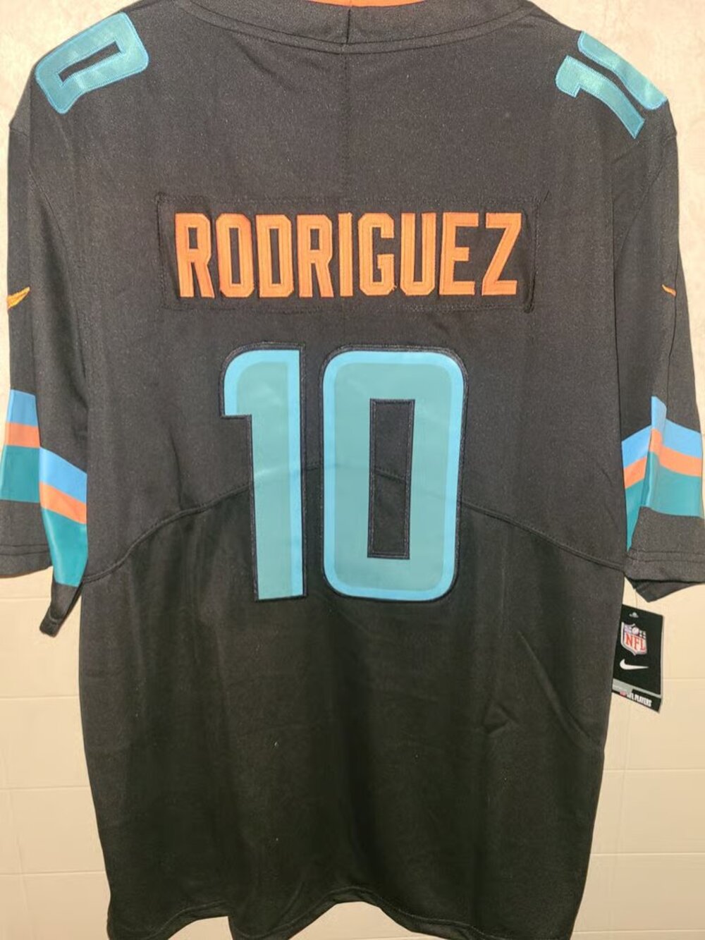 Jacob Rodriguez Black Vapor Jersey Stitched
